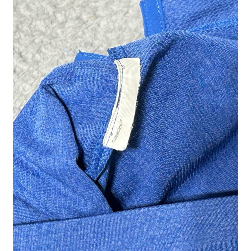 Under Armour HeatGear Blue‎ Heather Tech Golf Polo Shirt Mens Medium UA - Picture 9 of 11